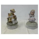 vintage porcelain musical figurines manufactured