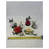 vintage Italian Capodimonte porcelain flower