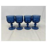 Tiffin Franciscan Kings Crown Blue Thumbprint