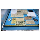 Vtg items primarily from the 1940s, including