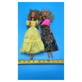 2-Mattel 1966 Barbie Dolls
