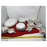 White china set