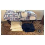 Full Size Comforter Set, Blanket, pillows