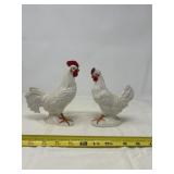Ceramic White Rooster Home Decor