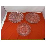 vintage Federal Glass bowls and a platter in the