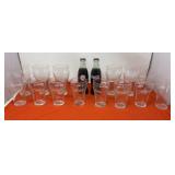 Coca Cola Glasses with 50 year anniversary