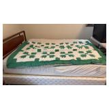 Handmade Quilt Unfinished 88 x 144 inches