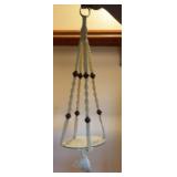 vintage-style cotton rope macrame plant hanger