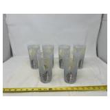 vintage Libbey frosted highball glass