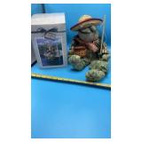 House of Lloyd "Fishing Froggy" plush doll,