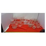 Cut Glass Cream & Sugar, Lidded Nowls & More