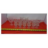 Indiana Glass Clear Kings Crown Thumbprint