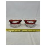 vintage Kings Crown Ruby Thumbprint finger