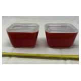 Pyrex Refrigerator Dishes with Lids