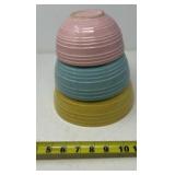 1940-50ï¿½s McCoy pottery ï¿½beehiveï¿½ nesting mixing