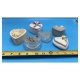 Heart Shaped Trinket Boxes