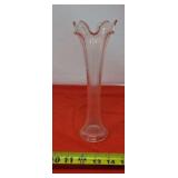 EAPG John Higbee Glass Swung Vase Delta 15" 1911