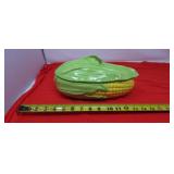 Ceramic Corn Lidded Serving Dish: Retro Kitchen