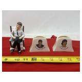 Mr and Mrs JFK salt and pepper shakers