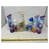 Air freshner cleaning supply and Bissel natural