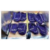 8 Crown Royal Bags-4 small & 4 large