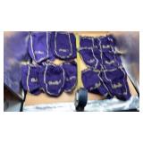 11 Crown Royal Bags-2 lg & 9 small