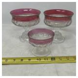 vintage Tiffin Franciscan Kings Crown compote