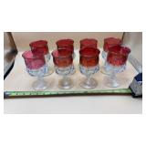 Tiffin-Franciscan Glass Ruby Red Goblets