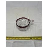 antique ruby stain EAPG (Early American Pressed