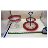 Tiffin-Franciscan Glass. Kings Crown Flash Two