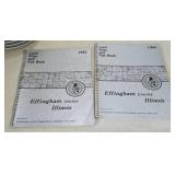 1982 & 1984  Effingham Co. PLAT books