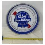 Pabst Blue Ribbon metal serving tray