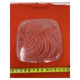 vintage Kromex square footed cake plate
