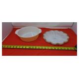 Fireking Cassarole Dish & Anchor Hocking 3 part