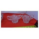 Imperial Nucut Glass Sugar Bowl, UV Reactive