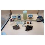 Hand Blown Glass Pegasus, Halloween figurines and