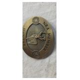 NRA Hunter brass belt buckle