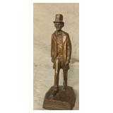 L.A. Fleck 1957 the lawyer Abraham Lincoln Statue