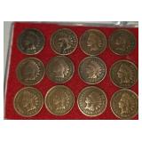12 Indian Head pennies 1883 1884 1886 1887 1888