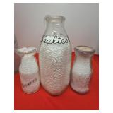 Sealtest, Clements, Snesil Milk Bottles