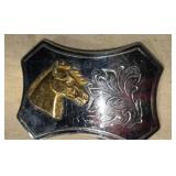 Horse belt buckle