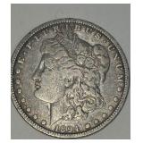 1894-O Morgan silver dollar