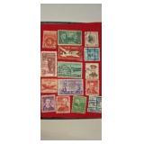 Old postage stamps
