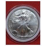 2001 American Eagle Silver Bullion 1 Troy Oz.