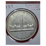 1939 Canadian Silver Dollar