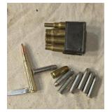 M1 grand clip bullet pocket knife 357 Magnum