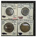 1900s rare East St Louis Railway company token