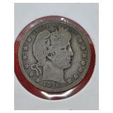 1916-D Barber Quarter