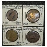 1919 United Railways token Rock Island train