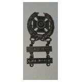 WW11 expert Marksman sterling silver cross